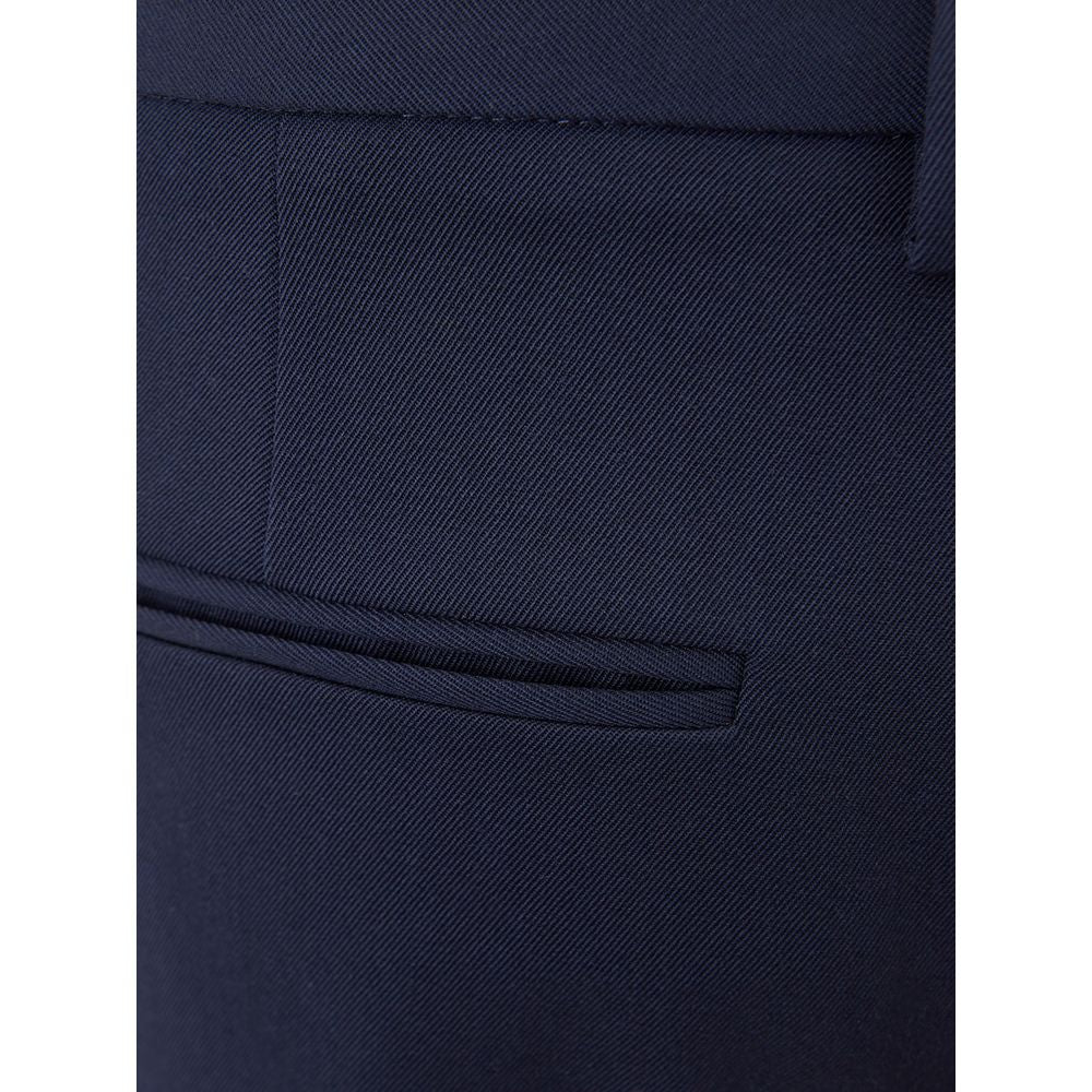 Lardini Elegant blue wool trousers for women