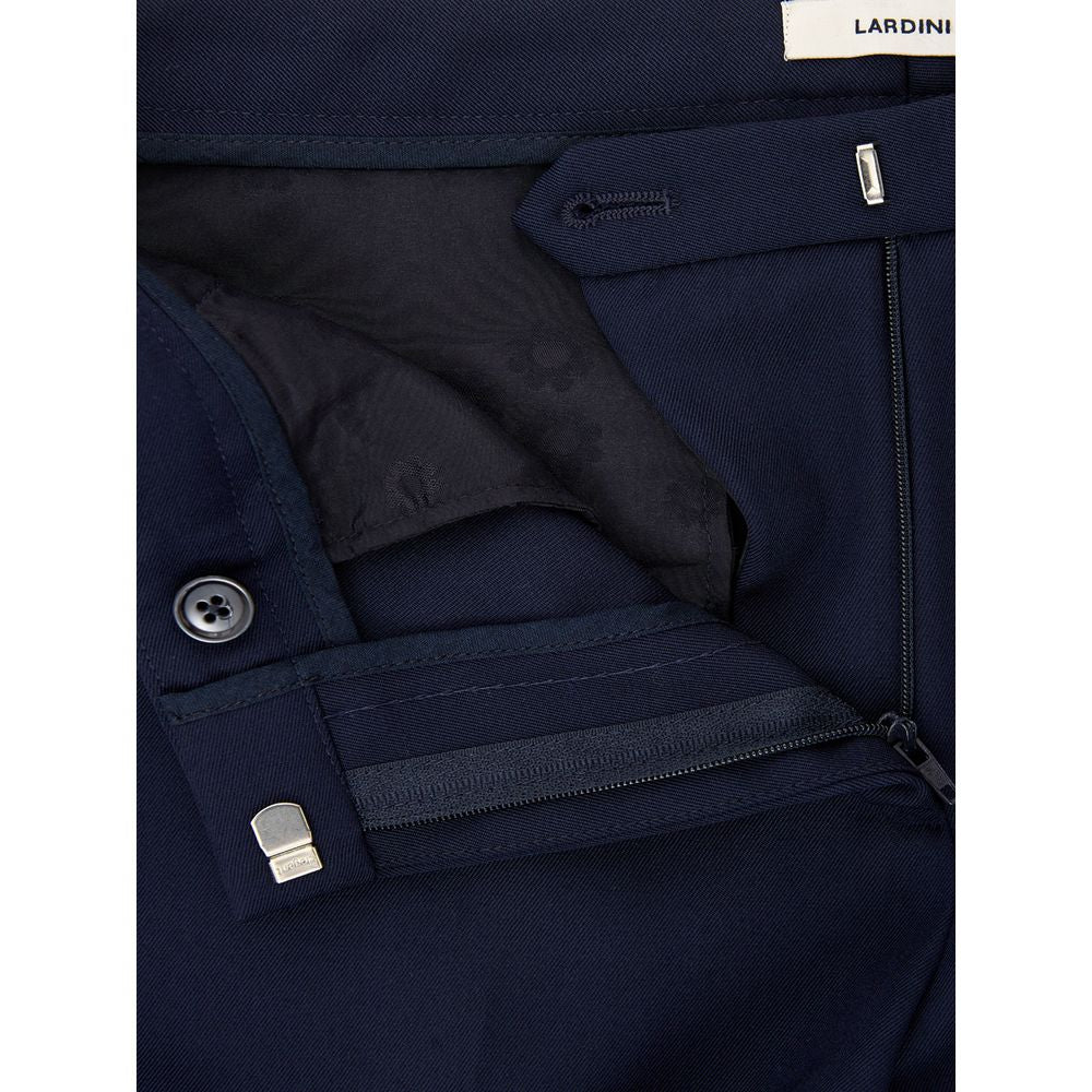 Lardini Elegant blue wool trousers for women