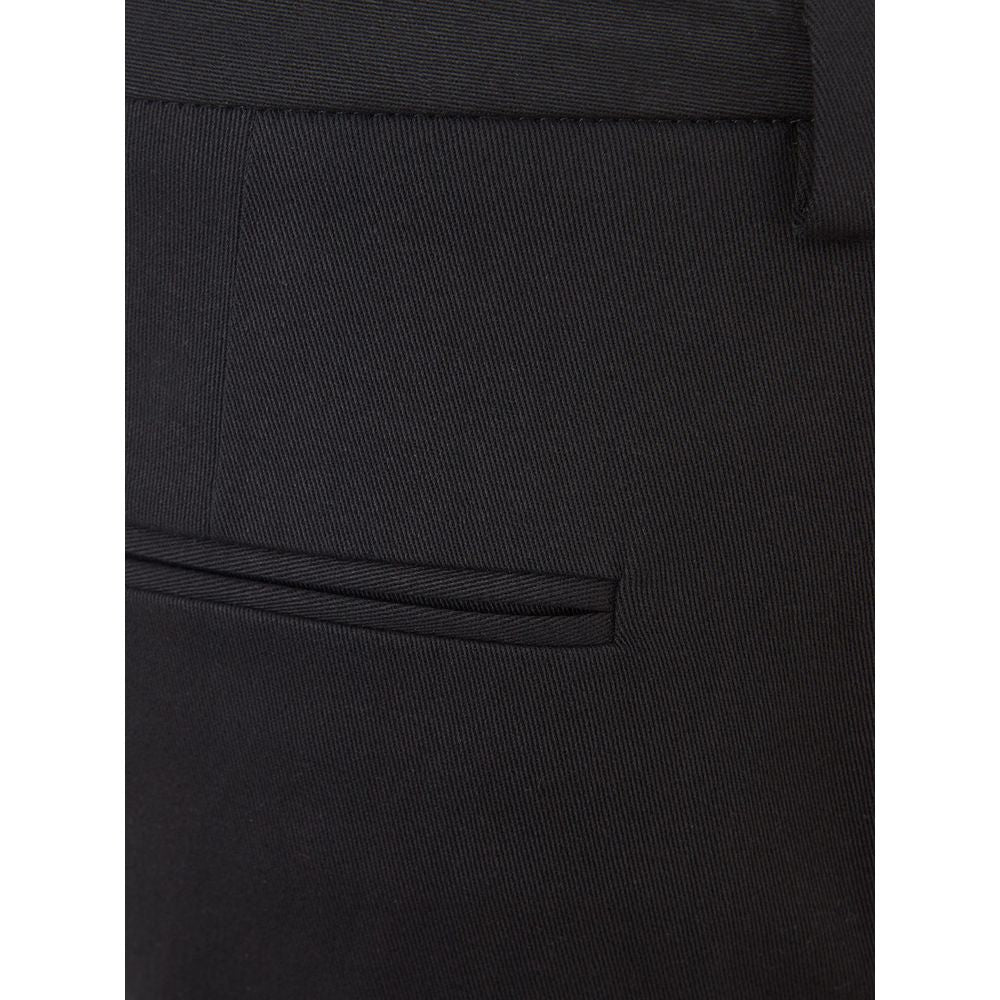 Lardini Italian Elegance Cotton Black Pants