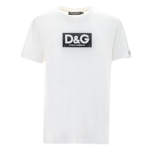 Dolce &amp; Gabbana white cotton T-shirt