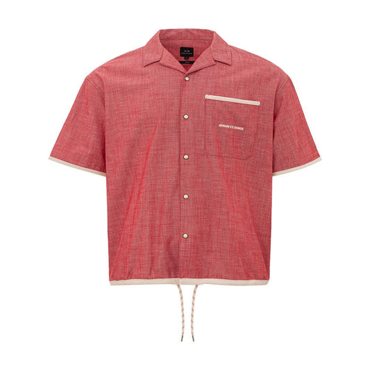 Armani Exchange Crimson Cotton Classic miesten paita