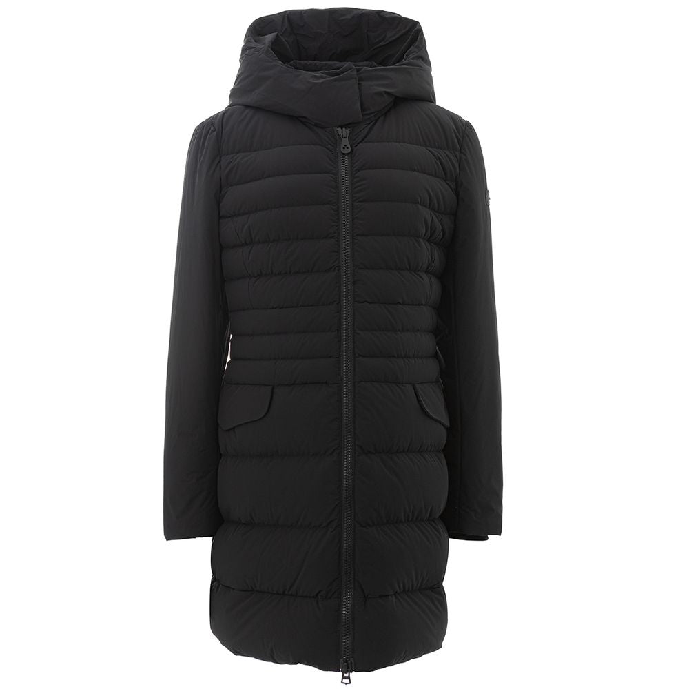 Peuterey Elegante schwarze Polyamidjacke für Frauen