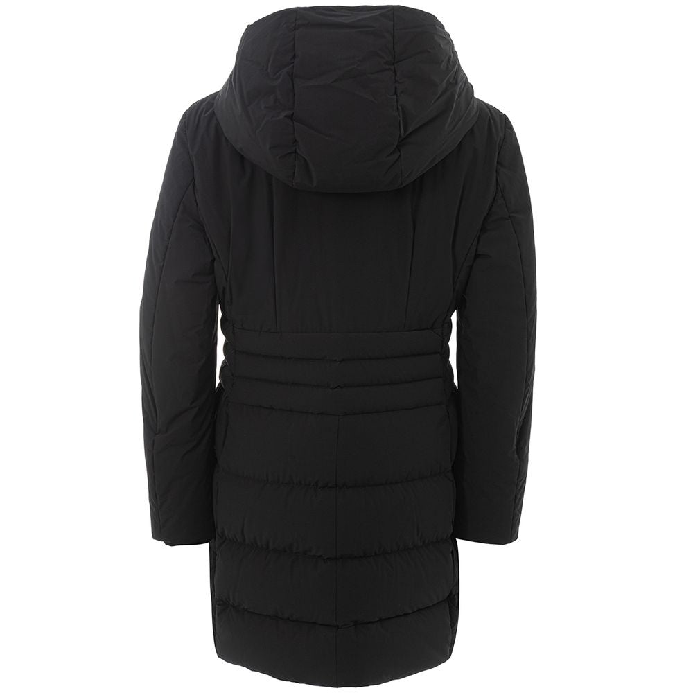 Peuterey Elegante schwarze Polyamidjacke für Frauen