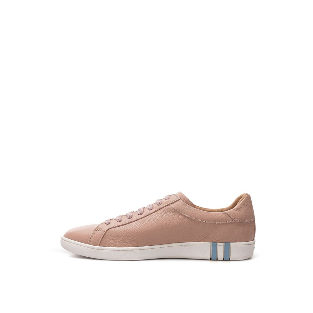 Bally Elegant pink leather sneakers