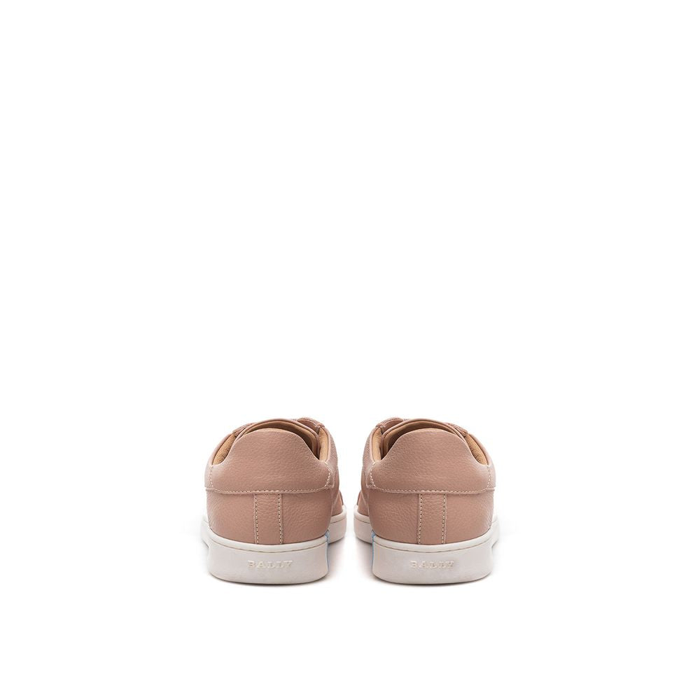 Bally Elegant pink leather sneakers