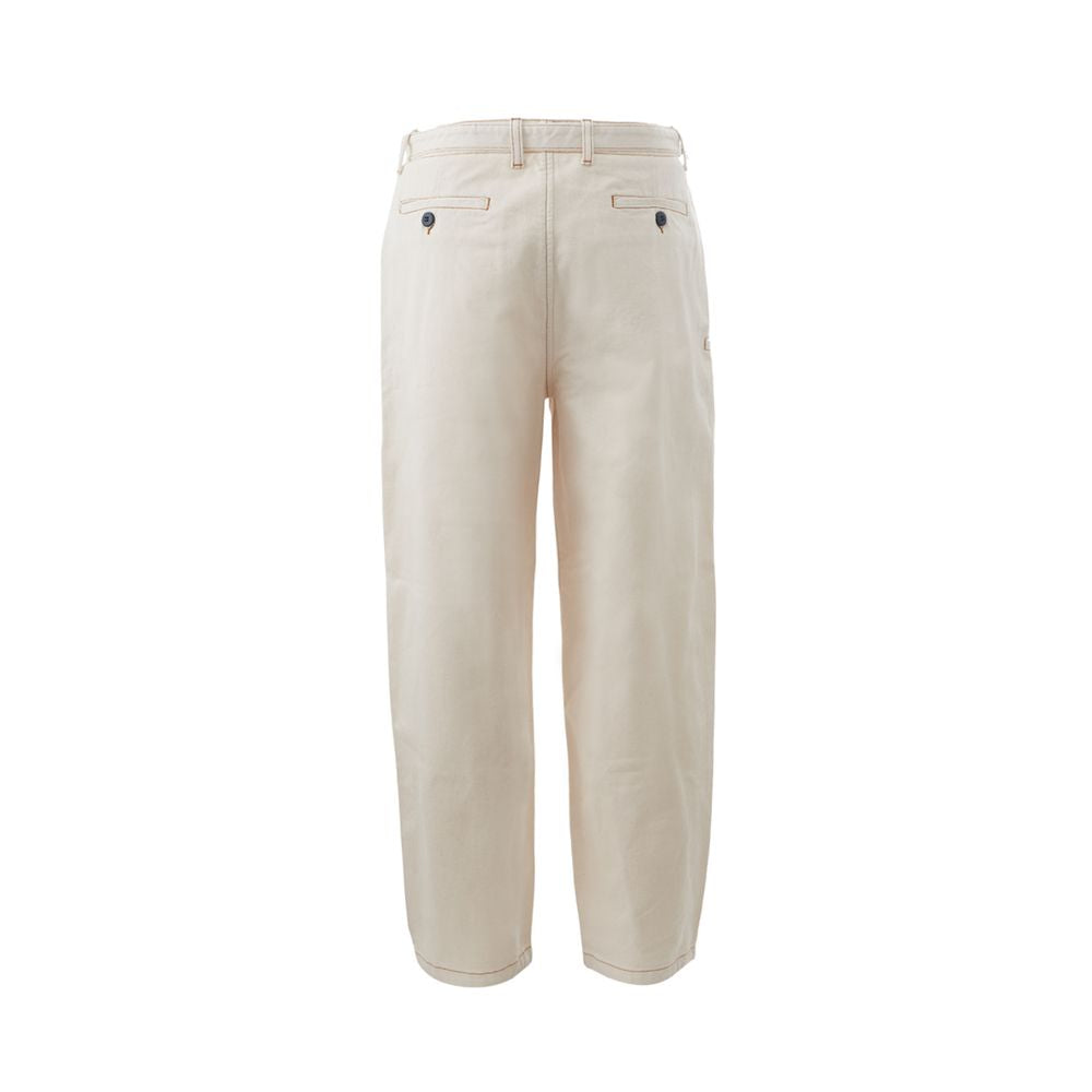 Emporio Armani beige cotton chic pants