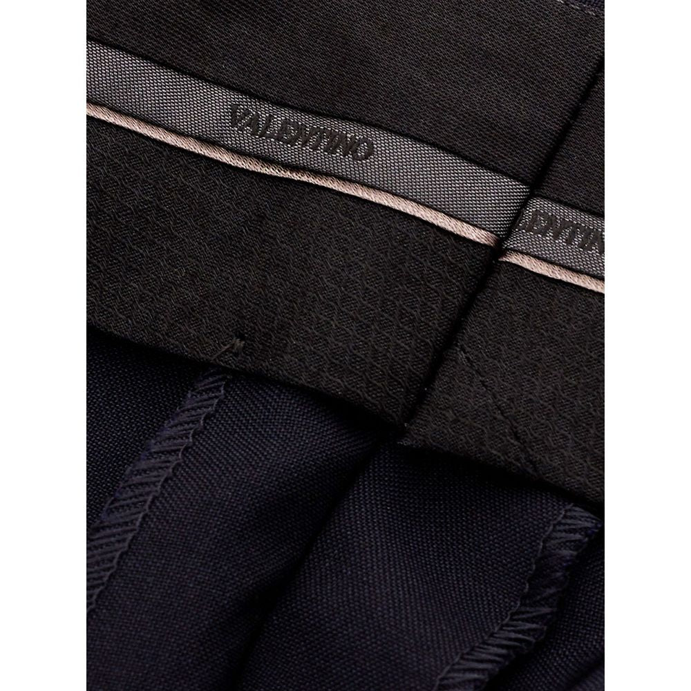 Valentino Black Wool Jeans &amp; Trousers