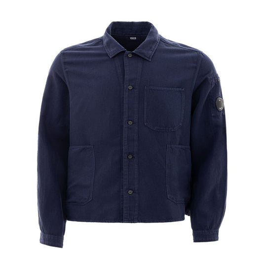 CP Company Blue Cotton Shirt