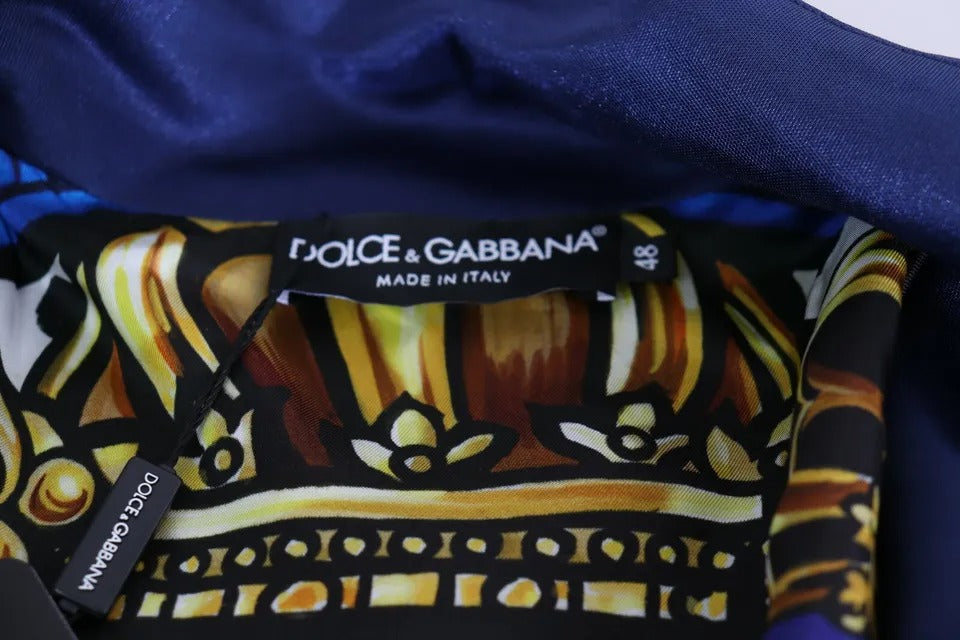 Dolce &amp; Gabbana Blue Striped King Bee -villapaita heraldisella merkillä