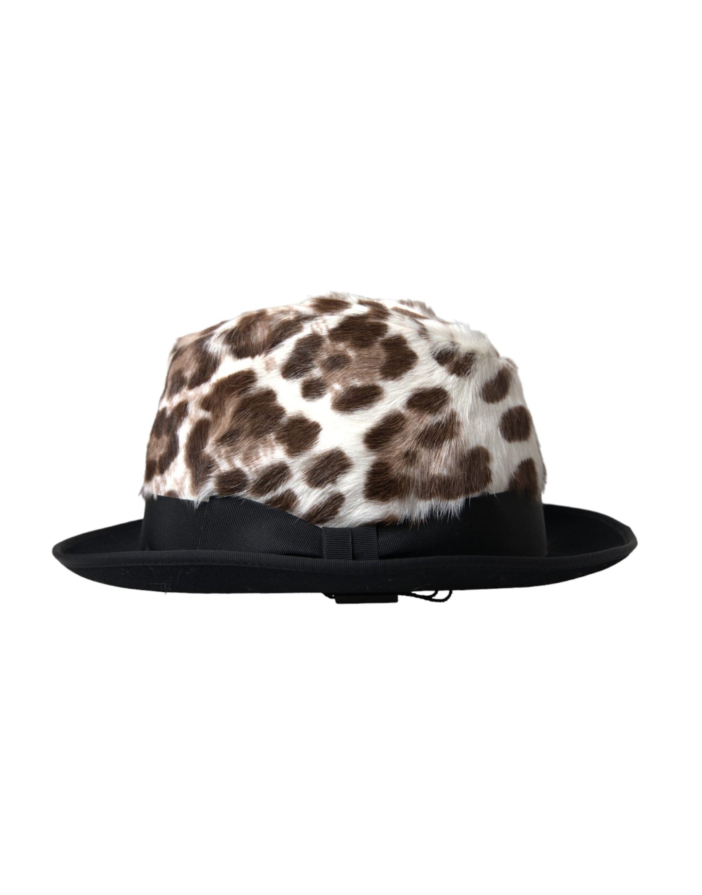 Dolce & Gabbana Multicolor Leopard Frauen Fedora Hut