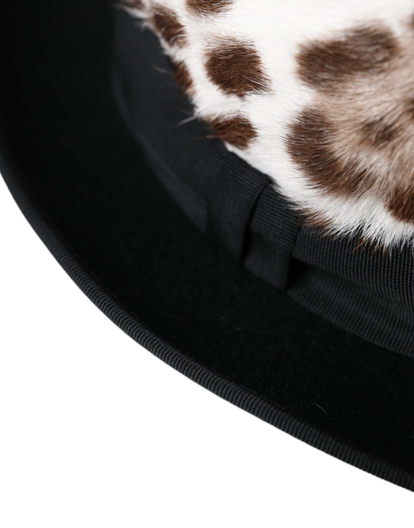 Dolce & Gabbana Multicolor Leopard Frauen Fedora Hut