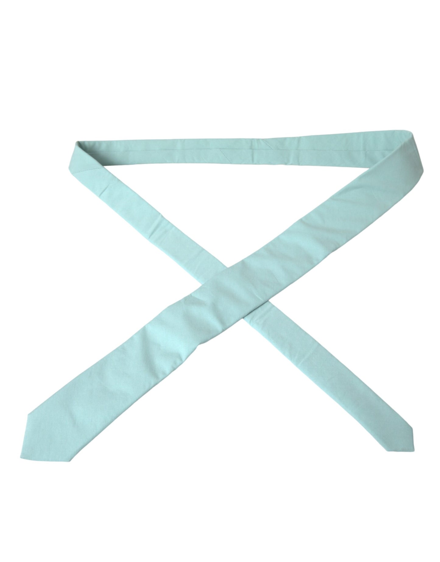 Dolce &amp; Gabbana Mint Green Adjustable Cotton Tie Men