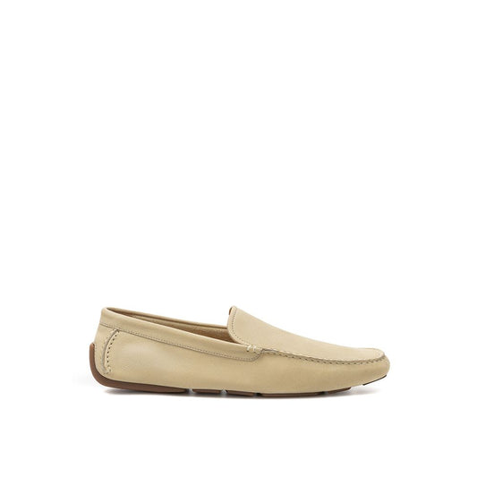 Bally Beige Leder-Slipper