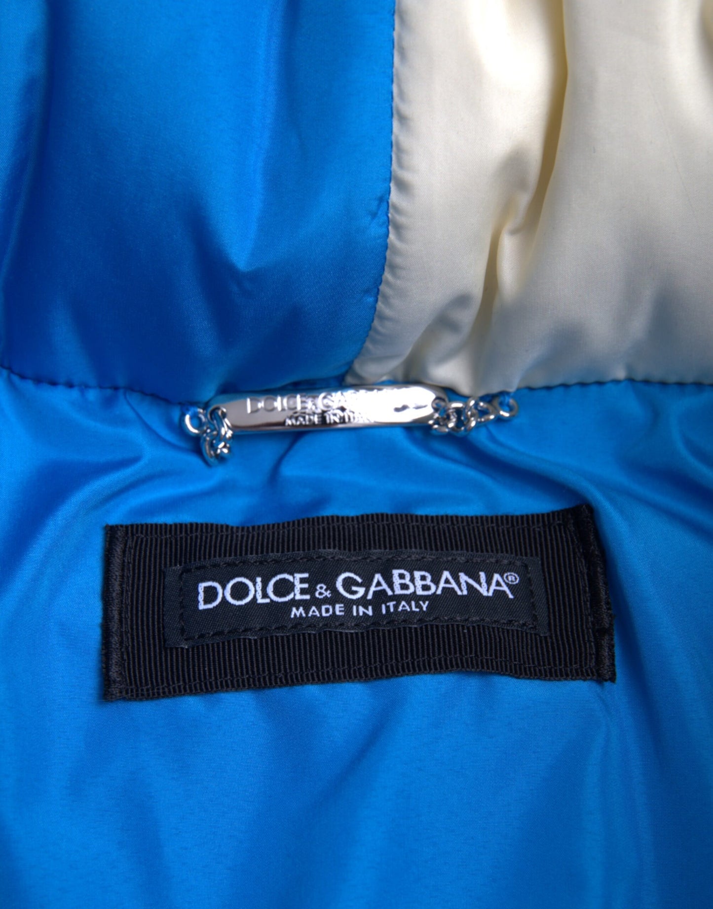 Dolce &amp; Gabbana Multicolor Logo Windbreaker Pillow Jacket