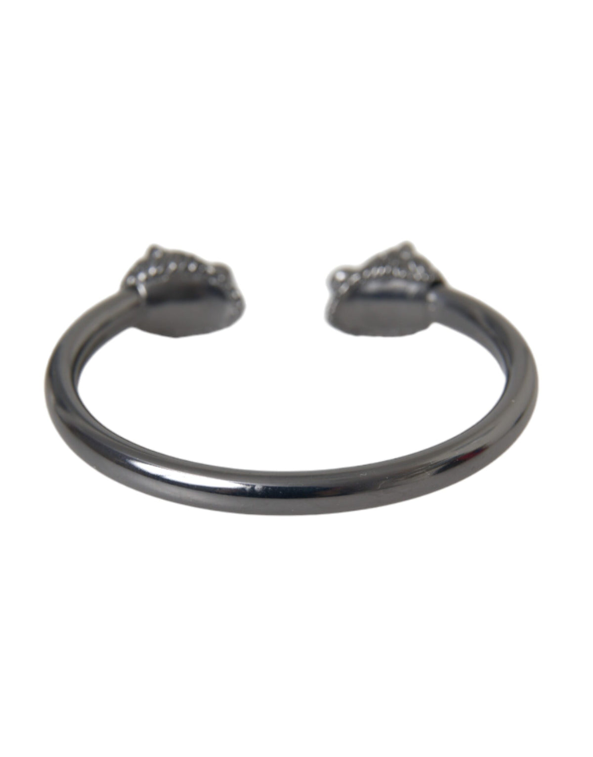 Nialaya Black Rhodium Lion Bangle Women
