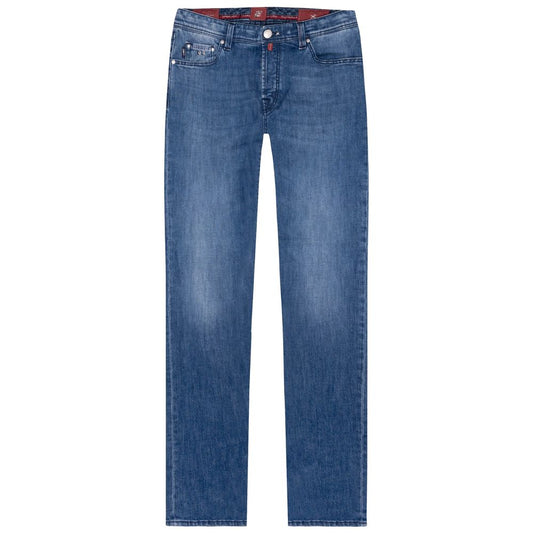 Tramarossa Blaue Baumwolle Herrenjeans