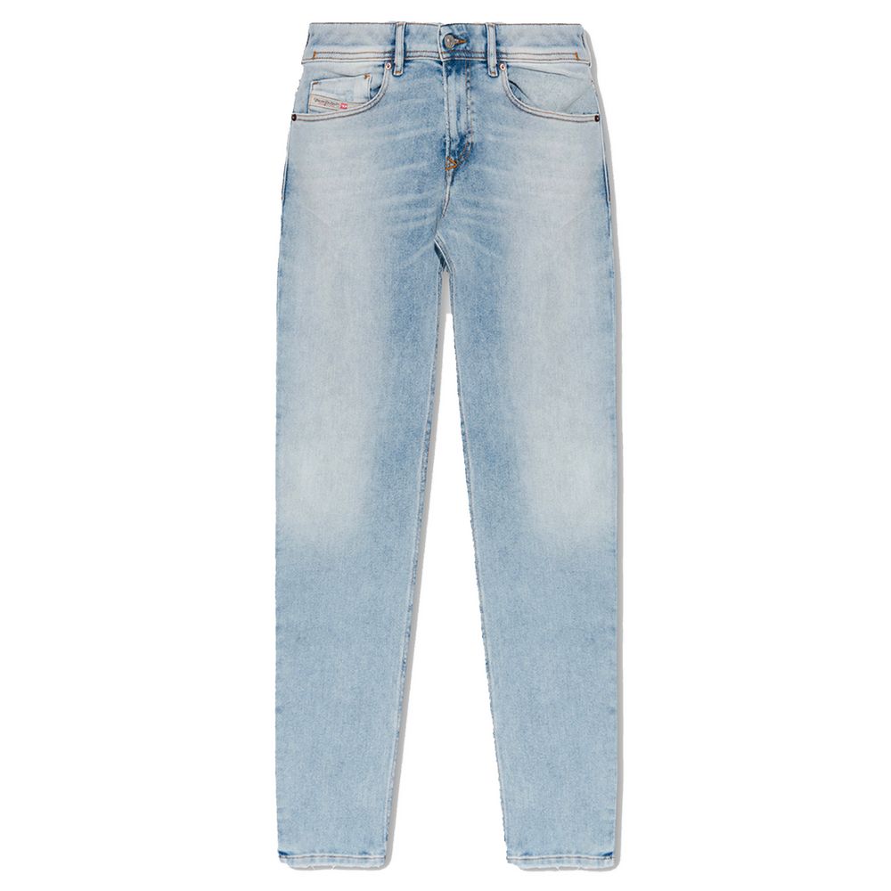 Diesel Light Blue Cotton Jeans &amp; Pants