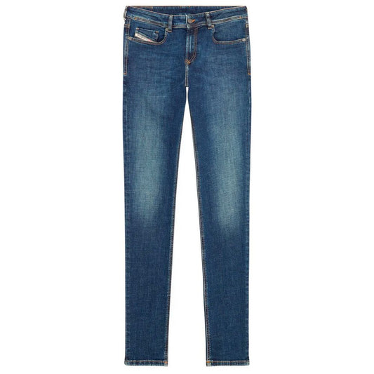 Diesel Blue Cotton Jeans &amp; Pants