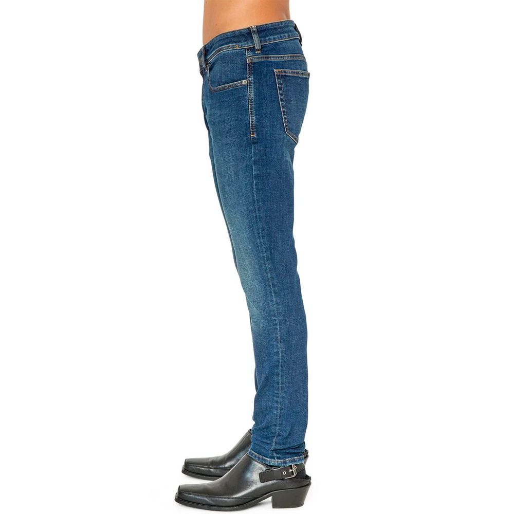 Diesel Blue Cotton Jeans &amp; Pants