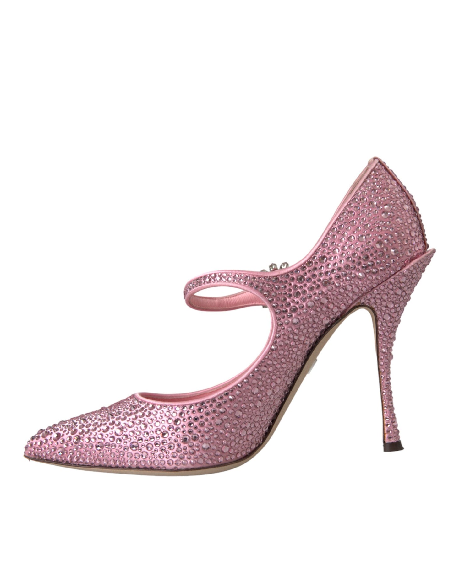 Dolce &amp; Gabbana Pink Rhinestone Crystal Heels Pumps -kengät