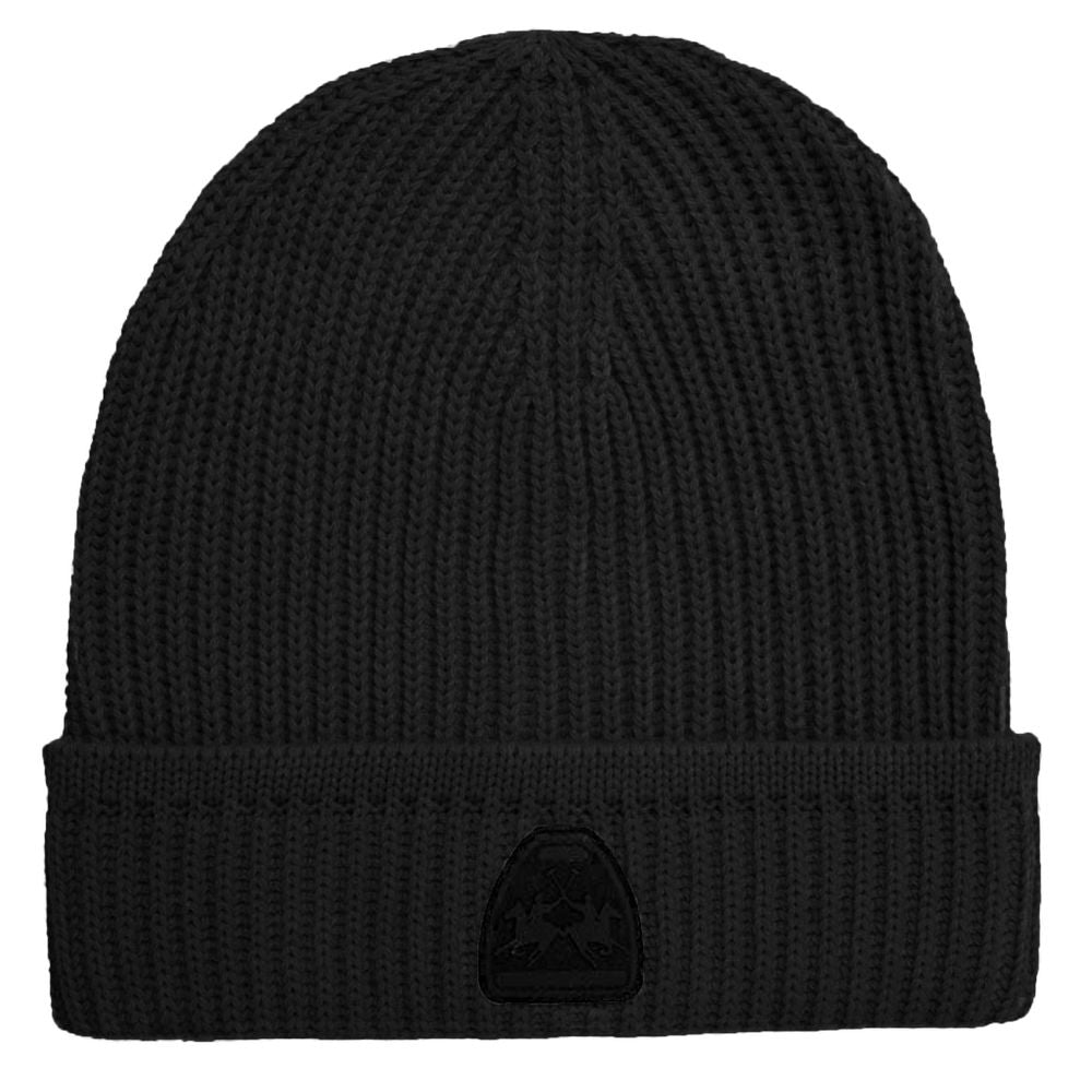 La Martina Schwarz Acryl Männer Beanie