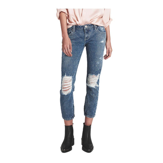 One Teaspoon Blaue Baumwolljeans & Hose