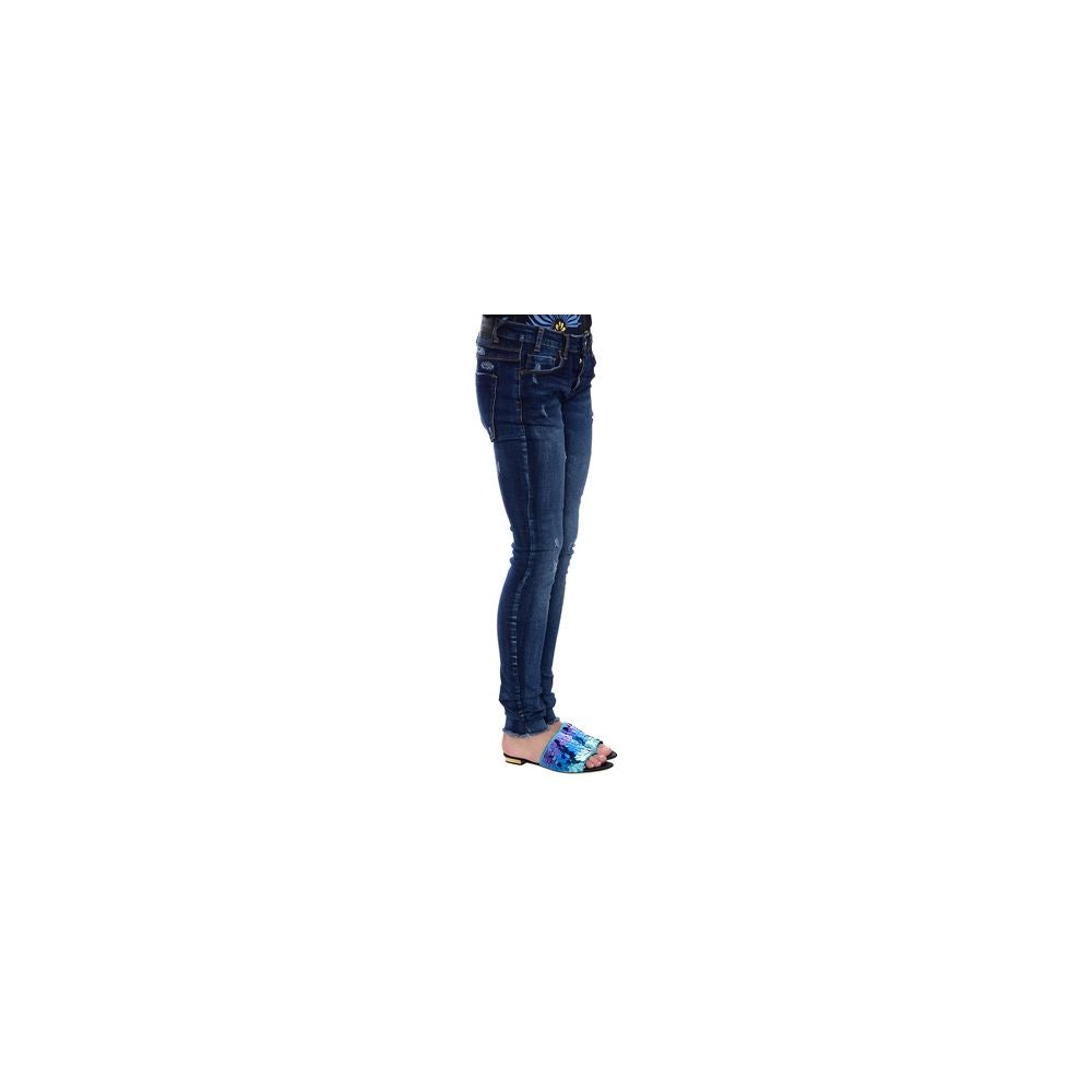 One Teaspoon Blue Cotton Jeans &amp; Trousers