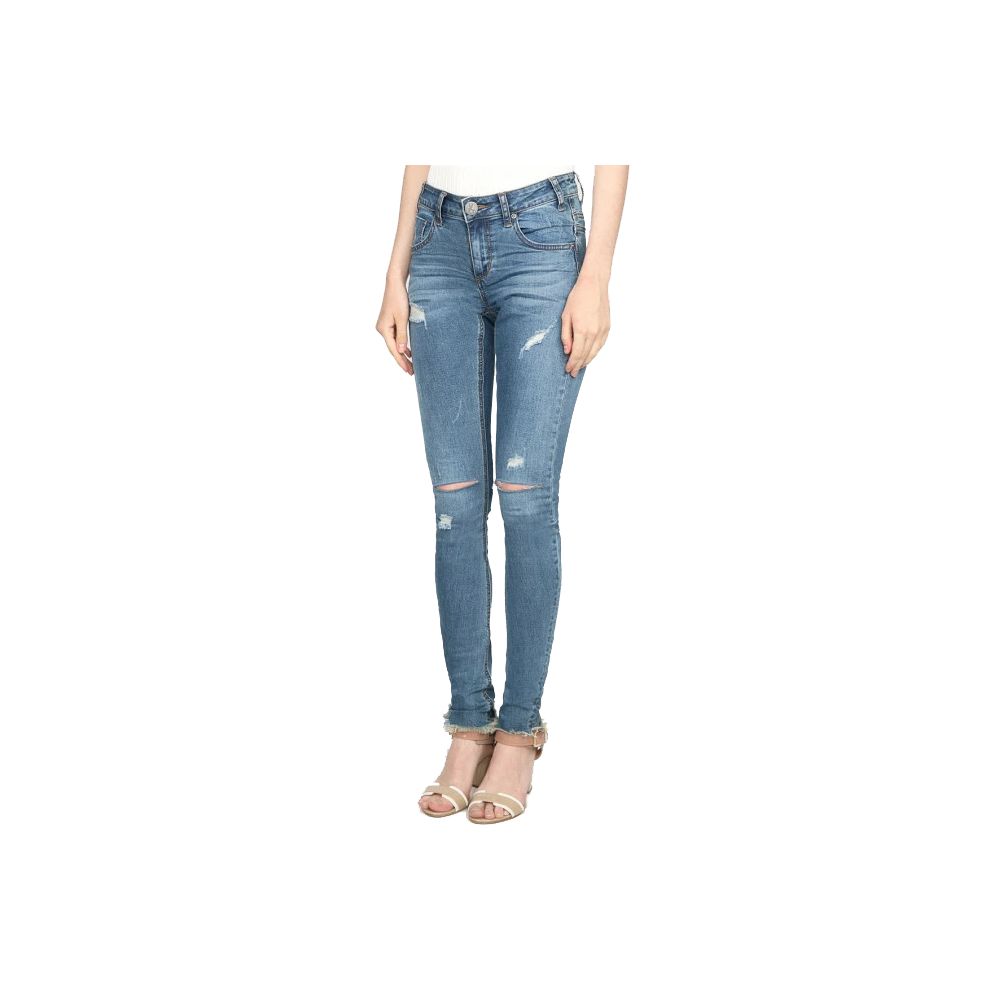 One Teaspoon Blue Cotton Jeans &amp; Trousers