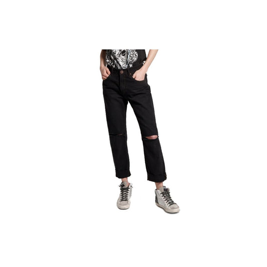 One Teaspoon Black Cotton Jeans &amp; Trousers