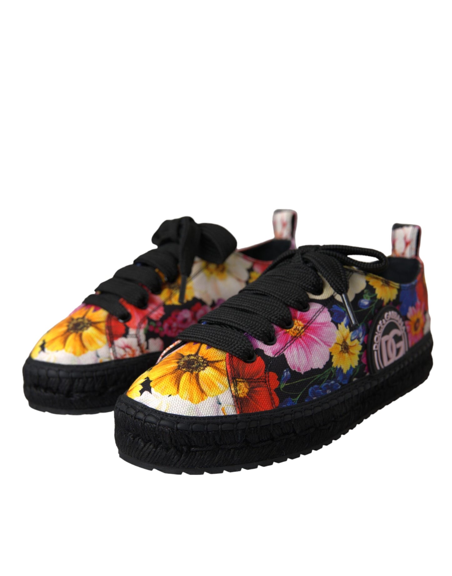 Dolce &amp; Gabbana monivärinen Canvas kukka Espadrilles lenkkarit kengät