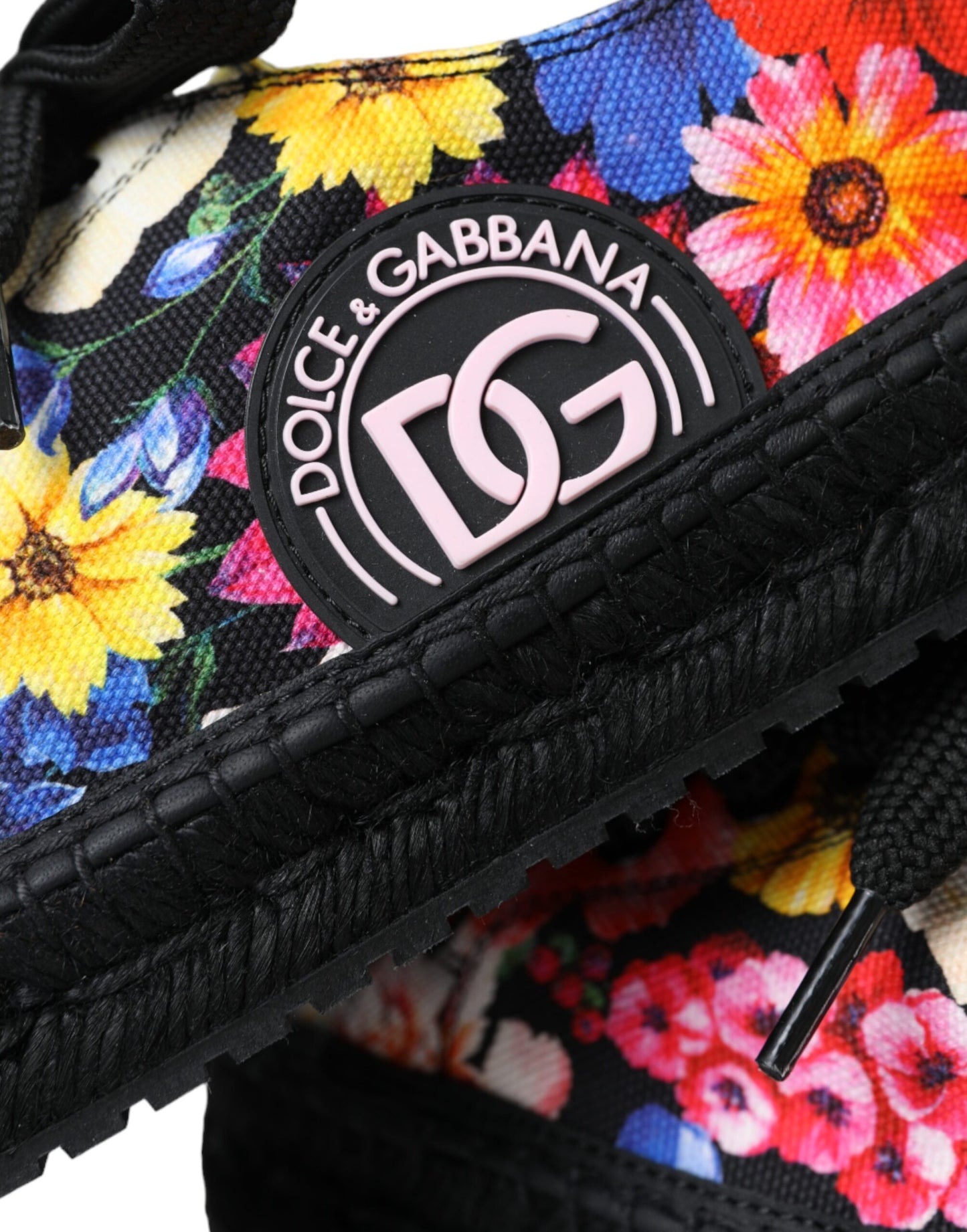 Dolce &amp; Gabbana monivärinen Canvas kukka Espadrilles lenkkarit kengät