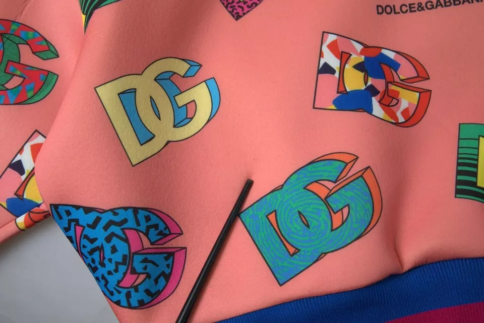 Dolce &amp; Gabbana lohenpunainen logoprinttipusero