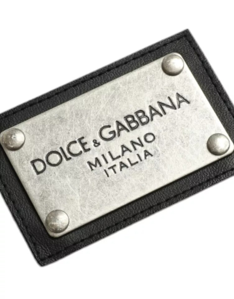 Dolce &amp; Gabbana White Cotton Logo Pullover Sweatshirt pusero