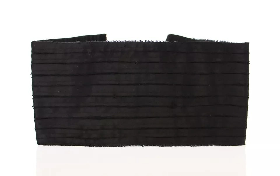 Dolce &amp; Gabbana Black Silk Cummerbund for Women