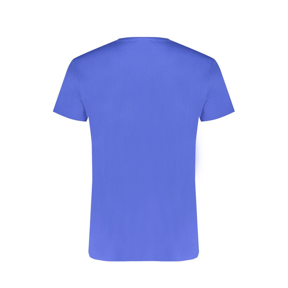 Trussardi T-Shirt aus blauer Baumwolle