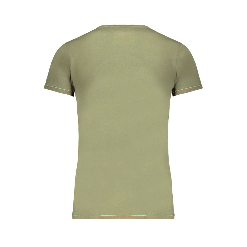 Aeronautica Militare T-Shirt aus grüner Baumwolle