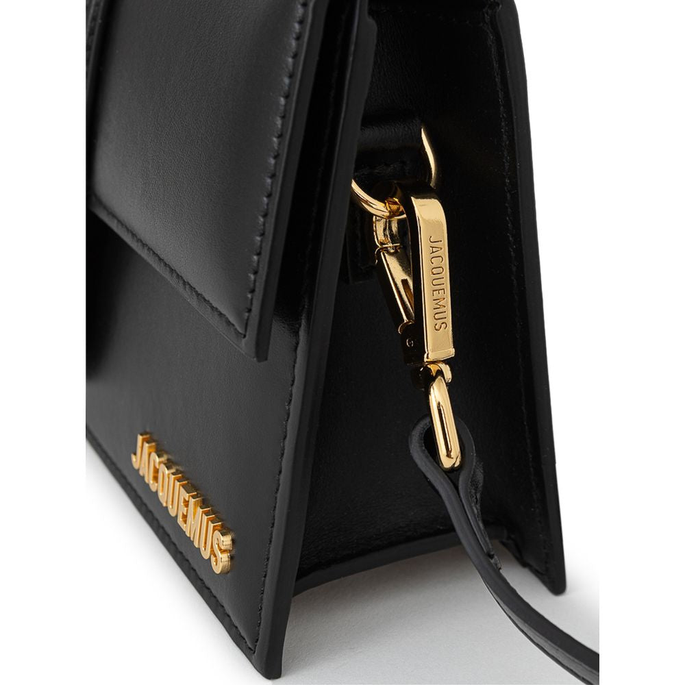 Jacquemus Schwarze Lederhandtasche