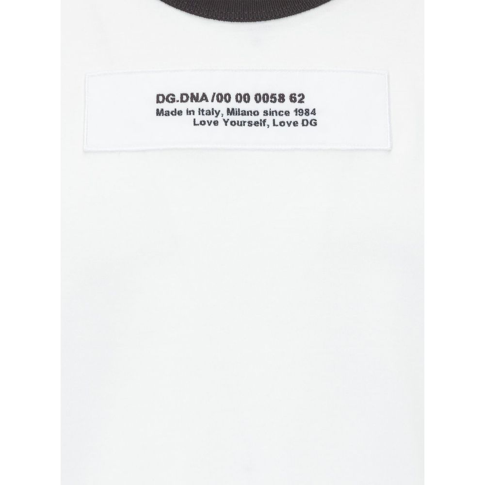 Dolce & Gabbana T-Shirt aus weißer Baumwolle