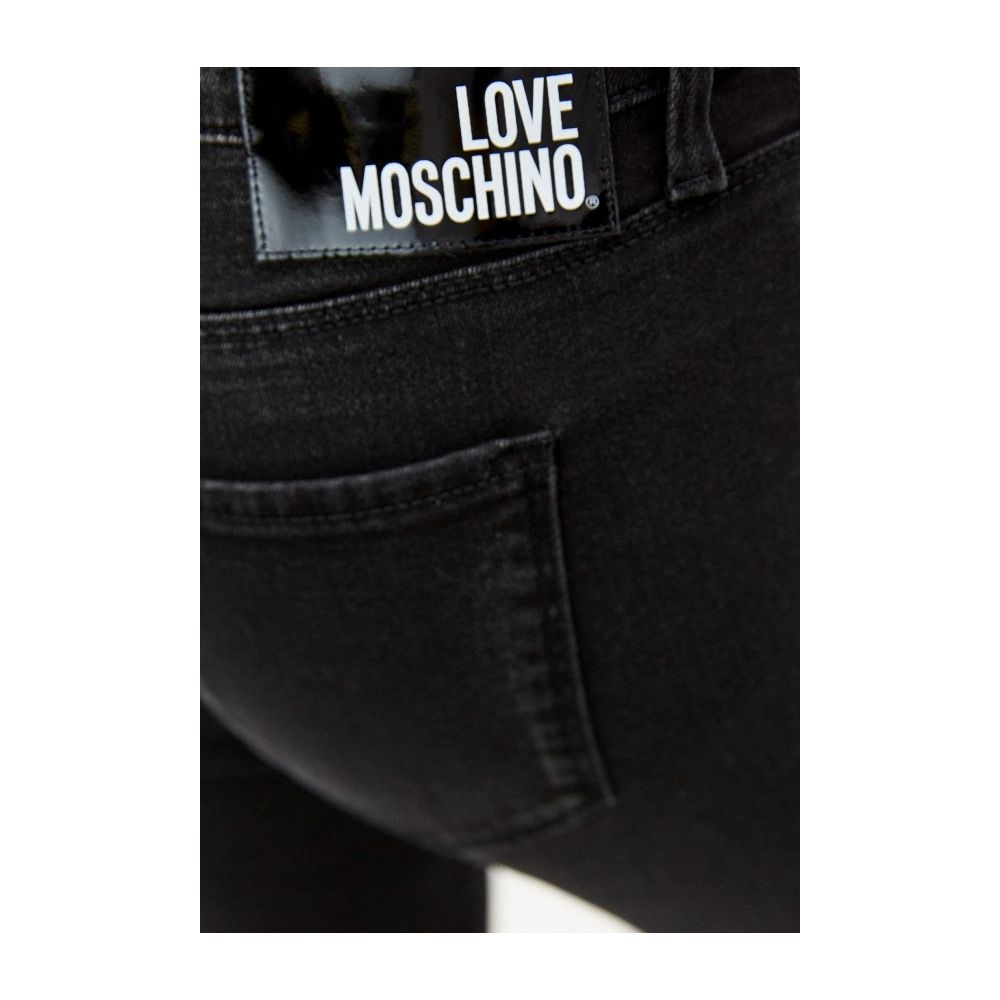 Love Moschino Schwarz Baumwolle Frauen Jeans