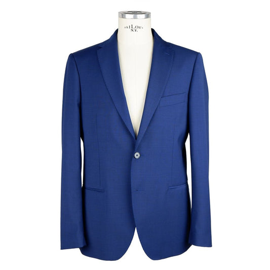 Emilio Romanelli Elegant two-piece men's suit in blue