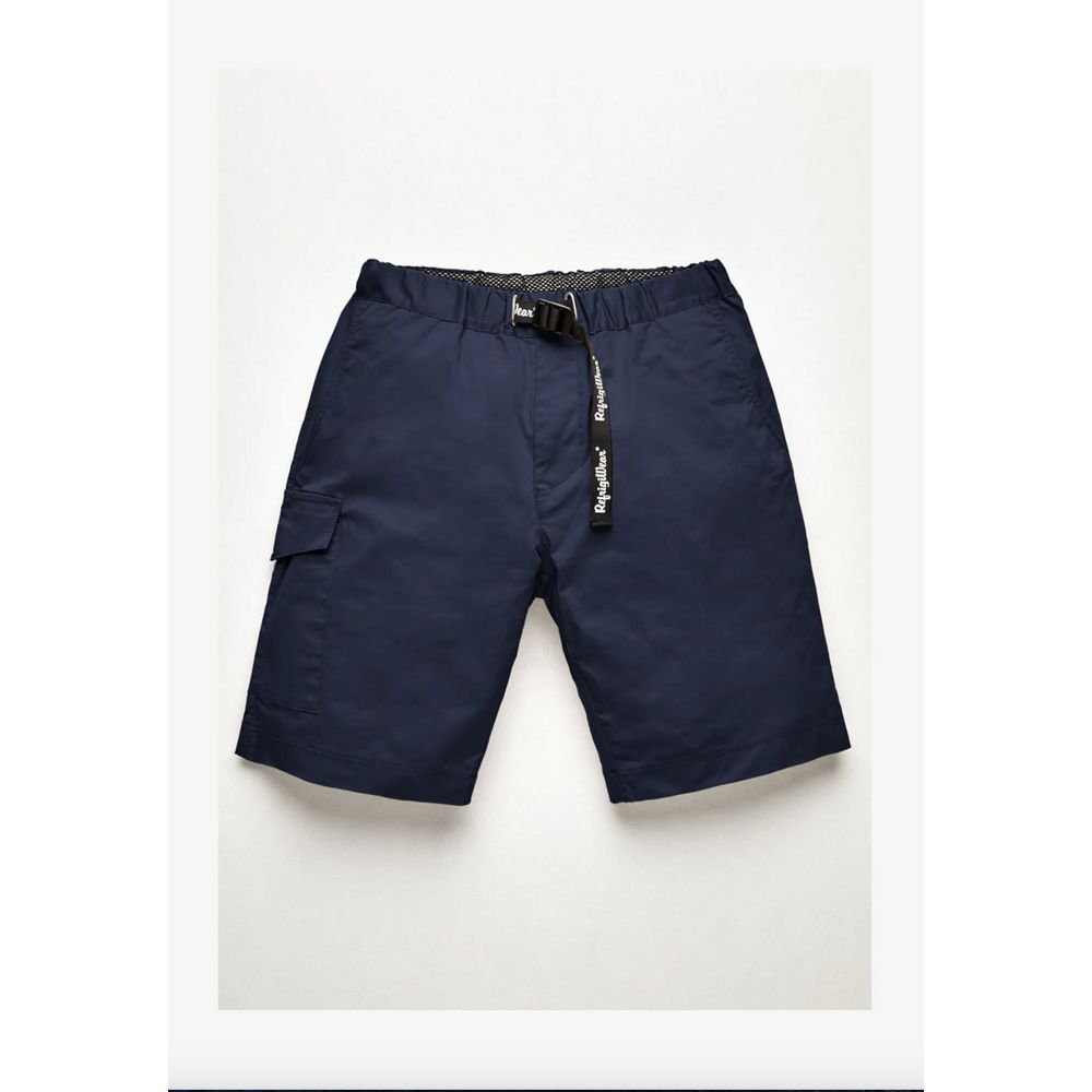 Refrigiwear Elegante blaue Shorts aus Baumwollmischung