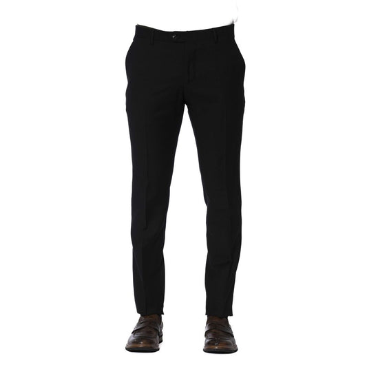 Trussardi Black Wool Men's Trousers