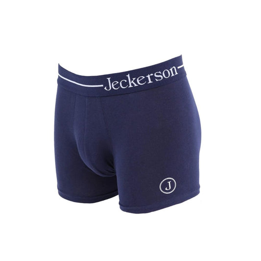 Jeckerson Blue Cotton Men's Boxers