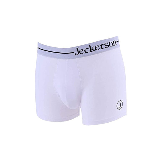 Jeckerson White Cotton Men's Boxers