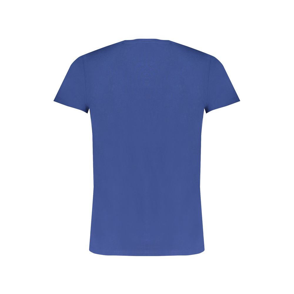 Trussardi T-Shirt aus blauer Baumwolle