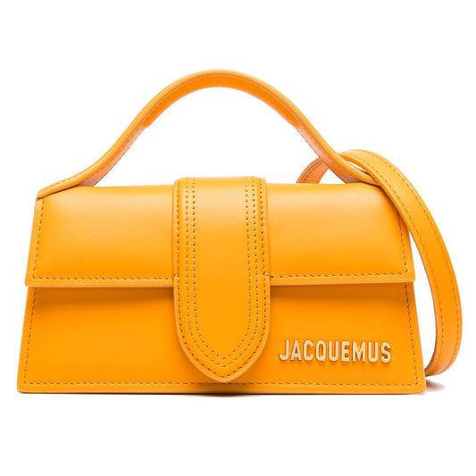 Jacquemus Gelbe Leder Crossbody Tasche