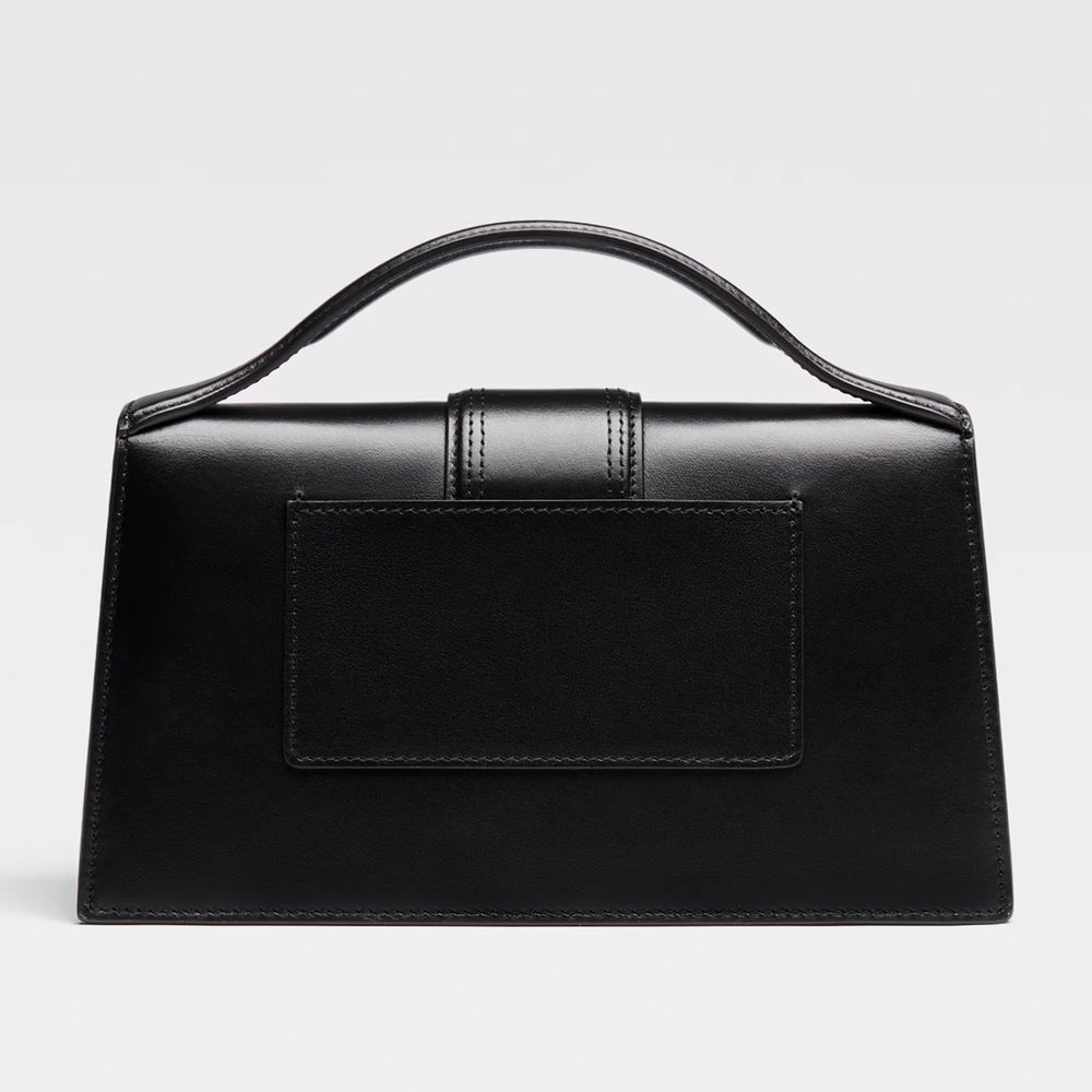 Jacquemus Schwarze Leder Crossbody Tasche