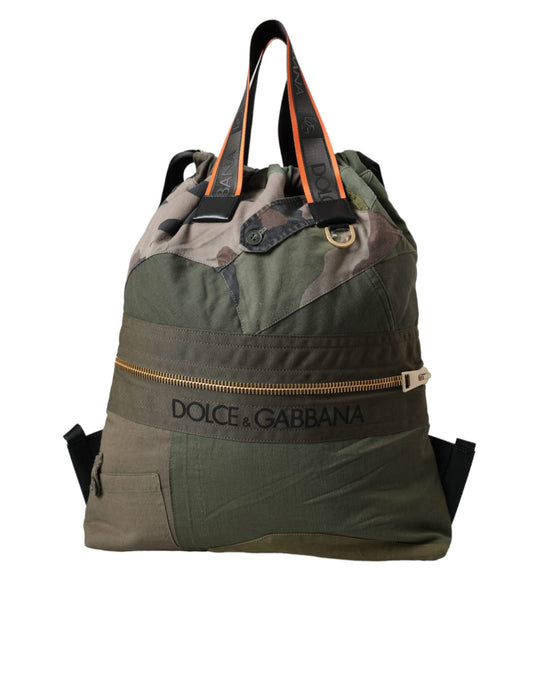 Dolce &amp; Gabbana Military Green Patchwork -reppureppukassi