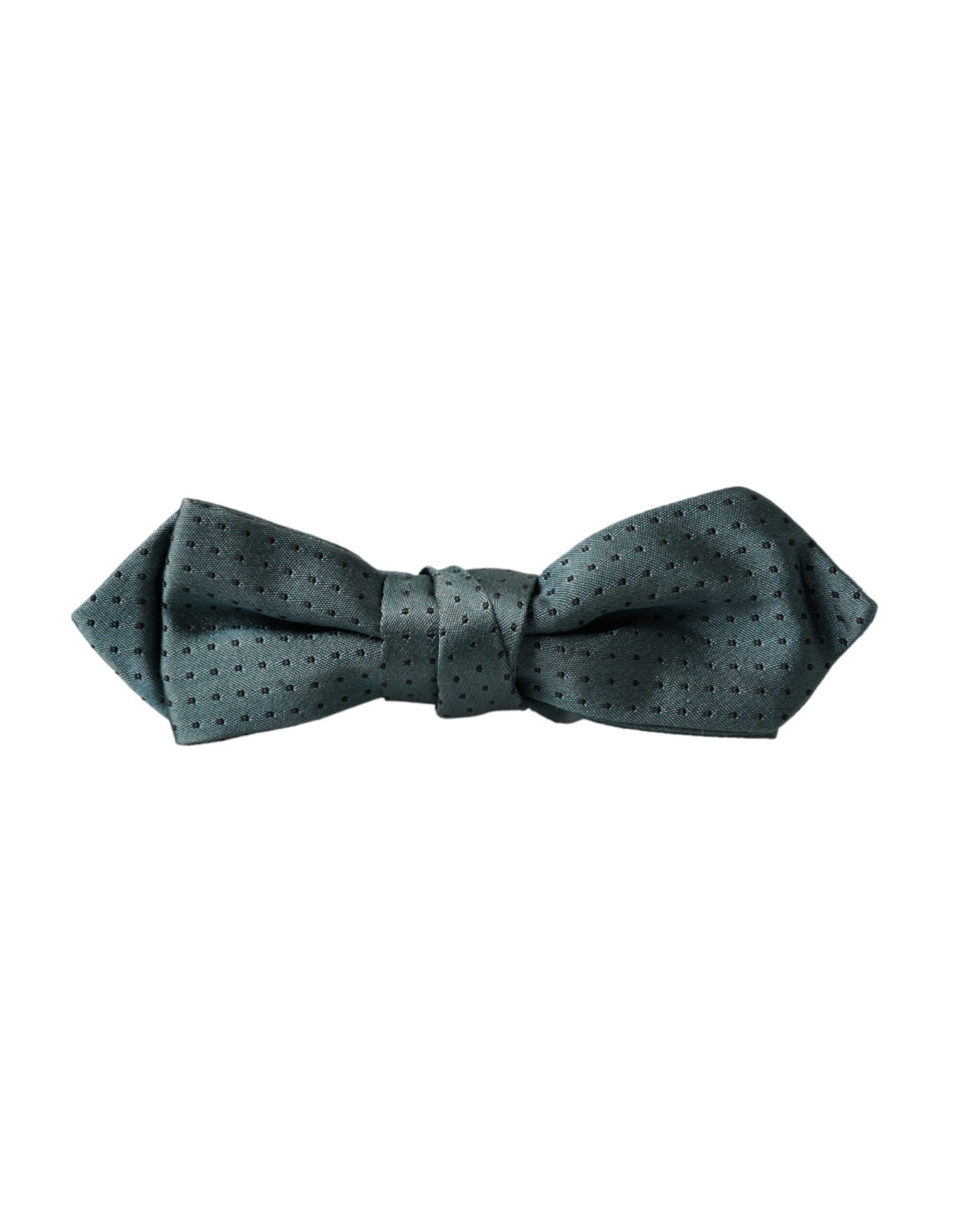 Dolce &amp; Gabbana Green Silk Fantasy Adjustable Neck Men Papillon Bow Tie