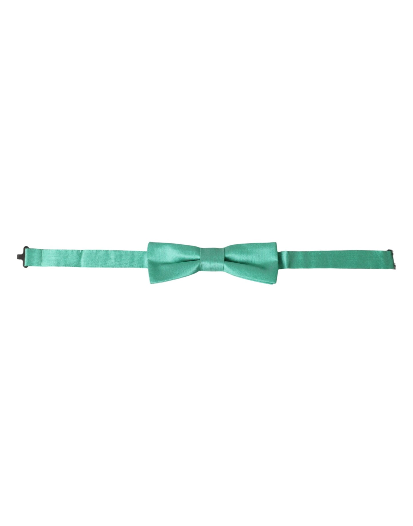 Dolce &amp; Gabbana Mint Green Silk Adjustable Neck Men Bow Tie